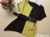 【轉(zhuǎn)載】巧手媽咪咖黃休閑背心怪咖 時(shí)尚女士毛衣編織教程