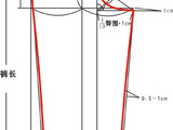 裁剪技法：女筒直褲.A裙（上）斜裙.睡褲.男式內(nèi)褲