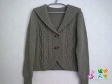 【轉載】灰色粗絨連帽衫