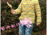 1402--彩炫（兒子的段染麻花衣）