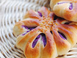 [转载]【紫薯花朵面包】高颜值的紫薯面包做法（附带紫薯馅做法）