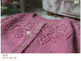 【轉(zhuǎn)載】粉調(diào)---女童菱形花開衫------2014.31