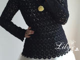 【轉載】【Lily手工】--黑玫瑰--經典蔥衣