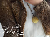 【Lily手工】--菠蘿披--休閑款段染小披