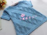 【轉(zhuǎn)載】天藍(lán)藍(lán)~~~清新的斜花紋短袖
