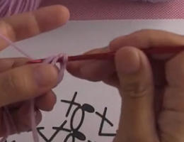编织人生视频学堂第84集----短针圆形的织法