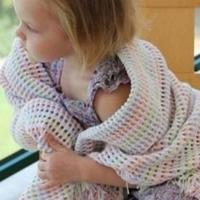 如何编织五彩的儿童毯子 编织图示