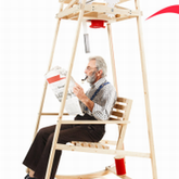 瑞士艺术设计 会编织的摇椅