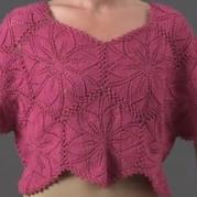 Vogue Knitting 唯美拼花上衣 2013新款