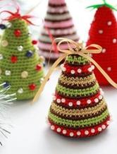 手工编织圣诞节装饰物 萌化你的圣诞节编织小物