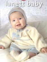 棒针编织可爱的婴幼儿毛衣款式