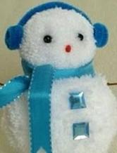 圣诞节编织小物 可爱的圣诞小雪人