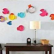 塑料蛋糕托盤手工制作小魚