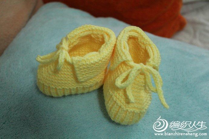 毛线编织婴儿三件套 婴儿鞋 婴儿帽 婴儿连体衣