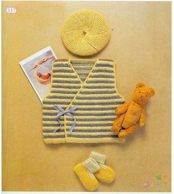 编织书上的宝宝毛衣图.-编织人生移动门户