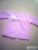 紫色婴儿毛衣 每个小女孩都有一个紫色的梦