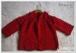 红色娃娃毛衣开衫莹然适合1-3岁左右儿童 儿童毛衣编织教程