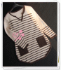 条纹休闲长款女生长袖毛衣米咖 2013年女式毛衣编织教程