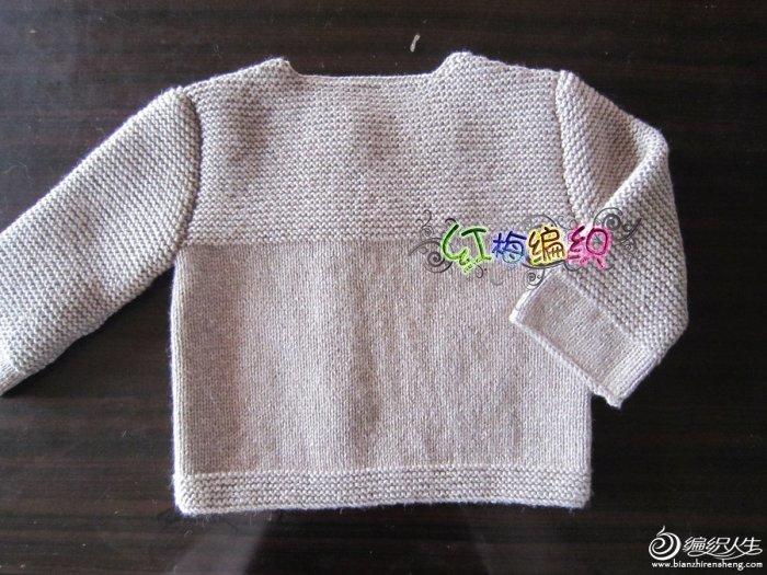 适合1-2岁宝宝可爱小熊衣 儿童毛衣花样图解