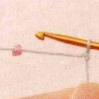 钩针编织基础教程之钩织入珠子的技巧（一）