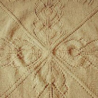 五根针织毛毯 棒针毛毯编织教程