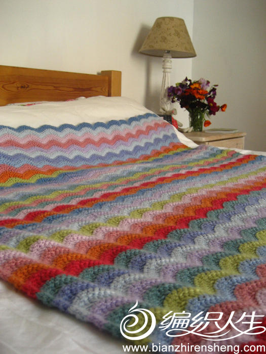 大工程的床毯，你要相信为你如此编织的人生真的爱你的！一针一线串起的是满满的爱意啊！