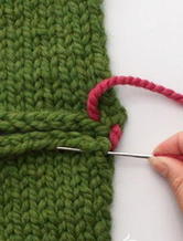 七种棒针编织织片缝合的方法