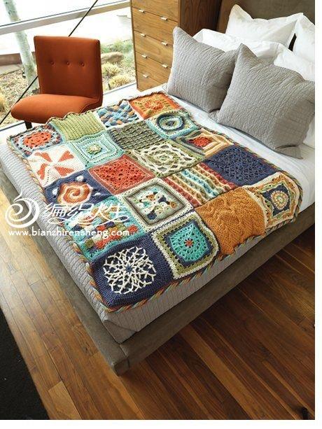 创意编织毯