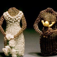生动的编织 加拿大艺术家针织金属丝首饰