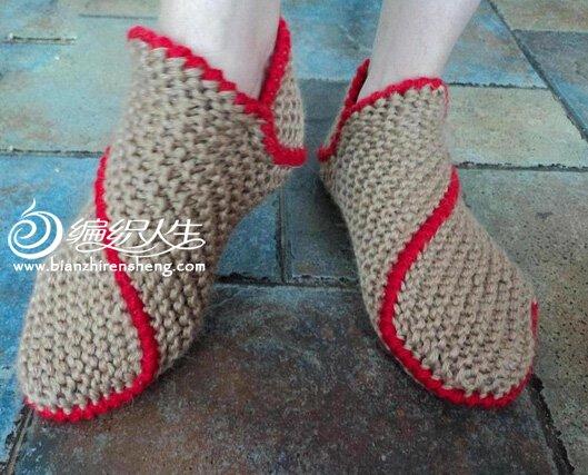 编织鞋子