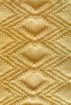 毛线编织的木雕图案