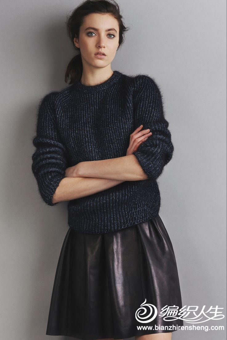 2015欧美女士编织毛衣款式精选