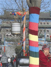 毛线轰至北京前门大街