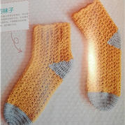 简单易学钩针编织的袜子