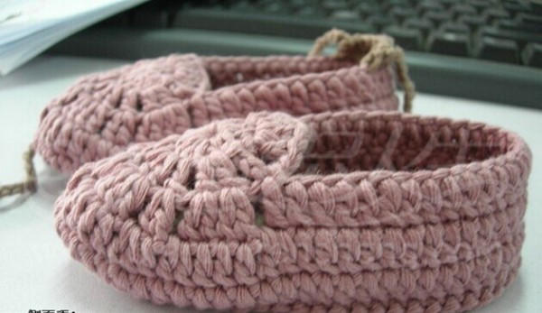 婴儿鞋编织