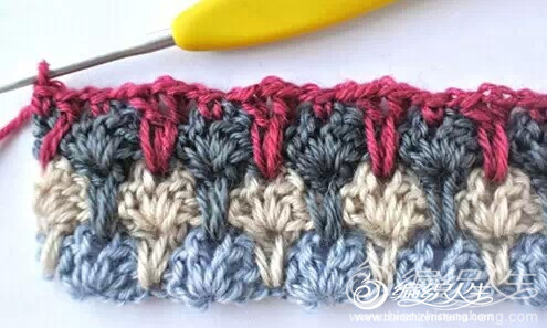 Crochet With Color-钩针的色彩地带