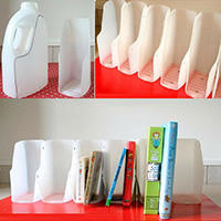 塑料瓶DIY书架手工教程