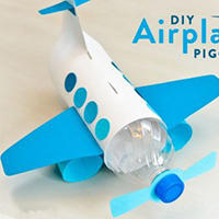 可乐塑料瓶DIY飞机教程