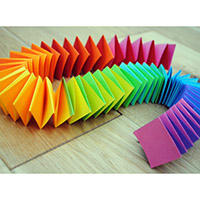 彩色弹簧折纸手工教程