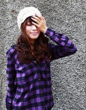 2011时尚流行女式针织帽搭配图片