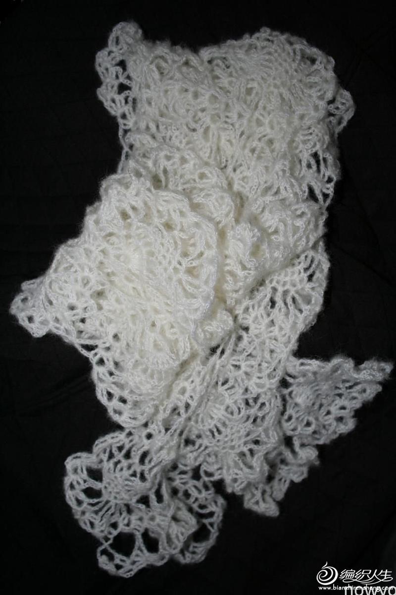 2011新款手工围巾编织图片