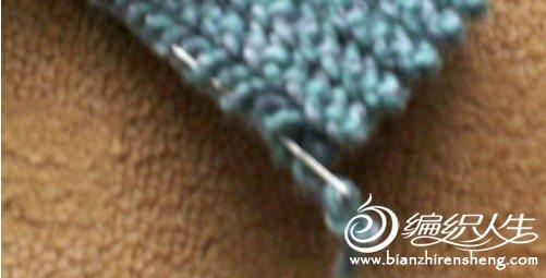 手工编织简单运动发带的过程