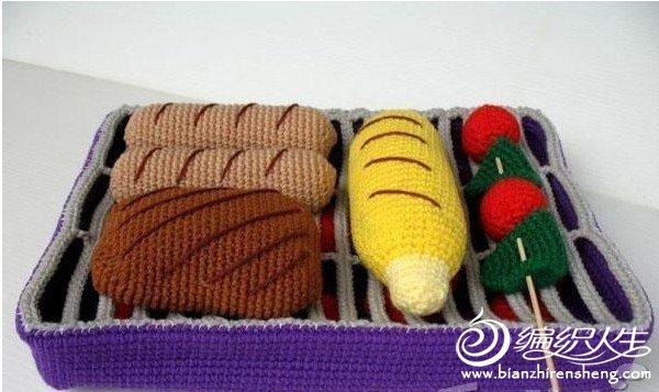 毛线编织丰富的美食  让你感受手工编织的魅力