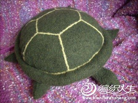 毛线玩偶乌龟的编织方法