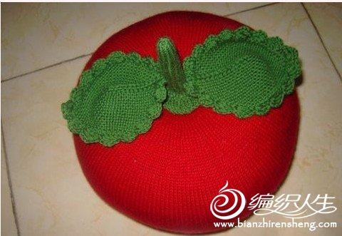 手工毛线苹果的编织方法