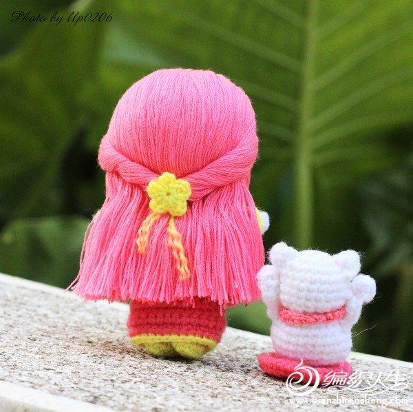 手工编织 漂亮的毛线玩偶
