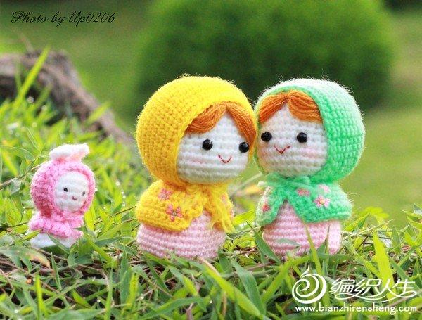 手工编织 漂亮的毛线玩偶