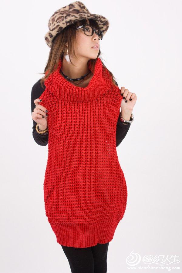 2011新款毛线针织背心裙图片