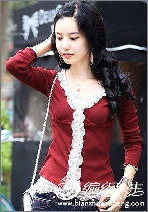 2011时尚潮流韩式针织毛衣图片