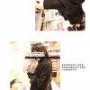 休閑泡袖長大衣